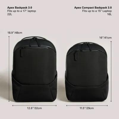 Backpack Recycled Polyester Apex Style - 12.5 x 19 in - product view 1