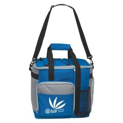 Insulated Cooler Tote Dual Compartment - 12.5 x 12.5 in