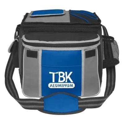 Insulated Cooler Bag Flip-Top Nylon Polyester - 11 x 10 x 10 in