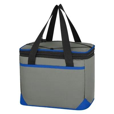 Insulated Cooler Bag 600D Polyester with Bungee - 11 x 8 x 7 in - product view 2
