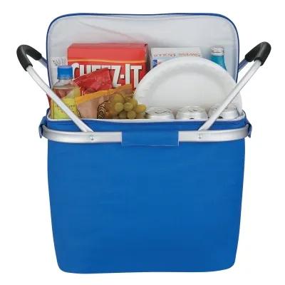 Insulated Cooler Basket Collapsible 600D Polyester - 14 x 12 x 8 in - product view 6