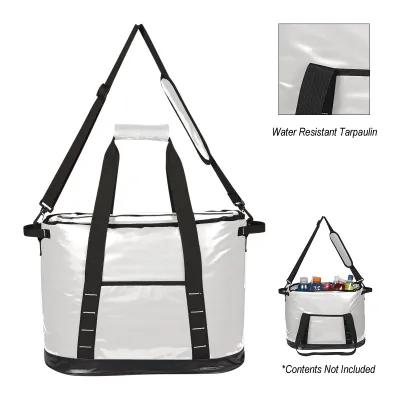Insulated Cooler Bag Water-Resistant PVC Tarpaulin - 18 x 13 x 10 in - product view 2