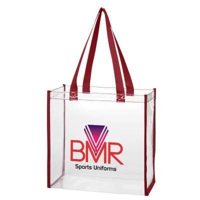 Clear Tote Bag PVC NFL Stadium Approved - 12 x 12 x 6 in - product view 2