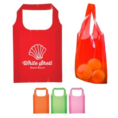 Translucent Tote Bag PVC Material with Gusset - 12 x 14 in