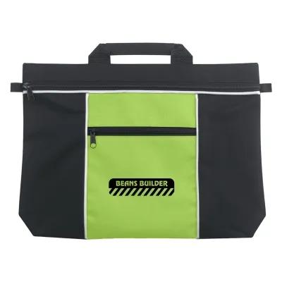 Document Bag Polyester with Front Pocket - 15 x 13 in