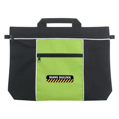 Document Bag Polyester with Front Pocket - 15 x 13 in - product view 2