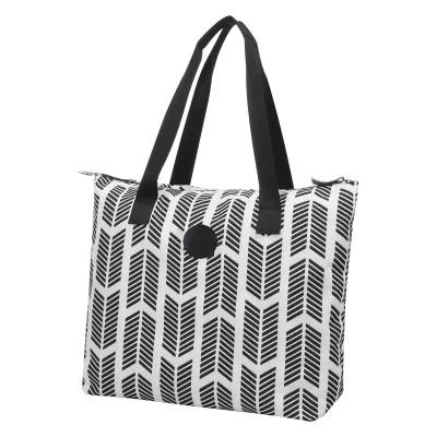 Tote Bag Chevron Laptop Polyester with Trolley - 20 x 15 in - product view 2