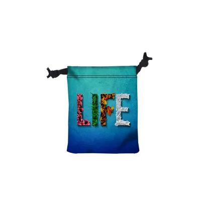 Polyester Drawstring Bag - 5 x 6 in