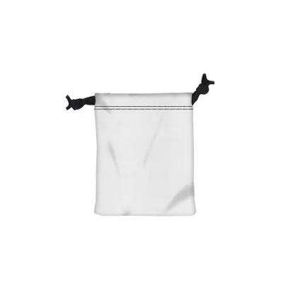 Polyester Drawstring Bag - 5 x 6 in - promotional product with custom logo