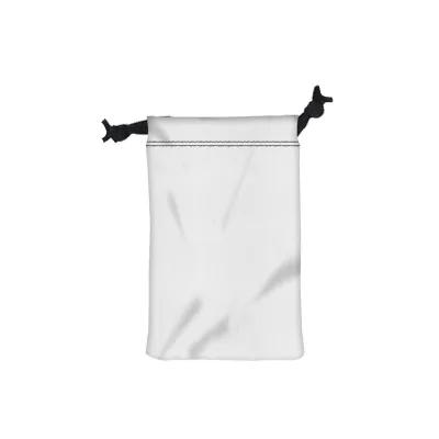 Polyester Sunglass Drawstring Pouch - 4.25 x 7.2 in