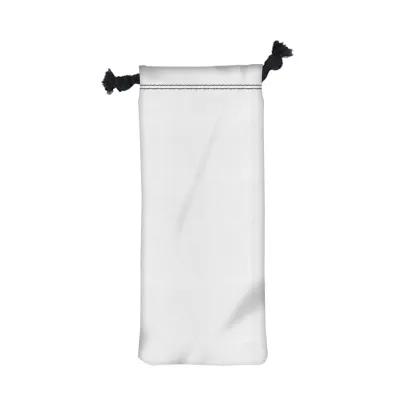 Wine Drawstring Bag Polyester - 6 x 15.5 in - promotional product with custom logo