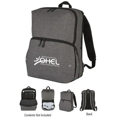 Sneaker Computer Backpack with Shoe Compartment - 11.5 x 18 x 6.5 in