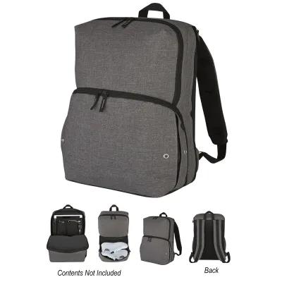 Sneaker Computer Backpack with Shoe Compartment - 11.5 x 18 x 6.5 in - product view 3