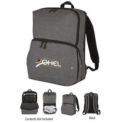 Sneaker Computer Backpack with Shoe Compartment - 11.5 x 18 x 6.5 in - product view 5