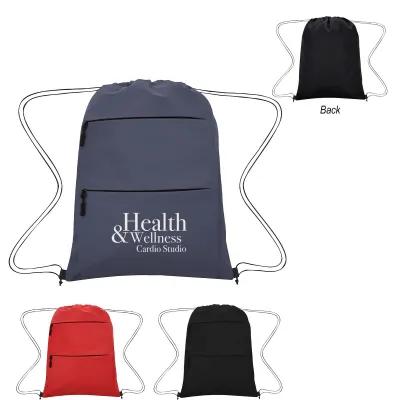 Soft Feel Drawstring Bag Microfiber - 13.63 x 16.88 in