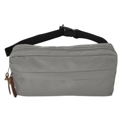 Fanny Pack Polyester with Leatherette Pull - 9.75 x 4.75 in - product view 2