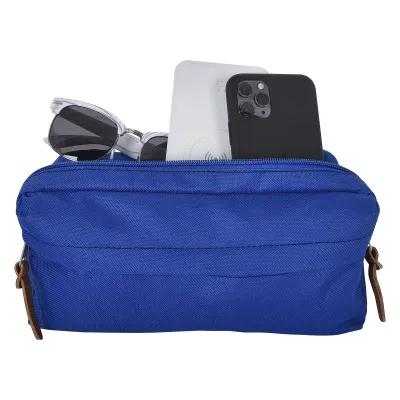 Fanny Pack Polyester with Leatherette Pull - 9.75 x 4.75 in - product view 3