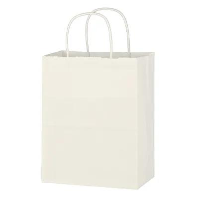 Paper Shopping Bag with Twisted Handles - 8 x 10.25 in - product view 2