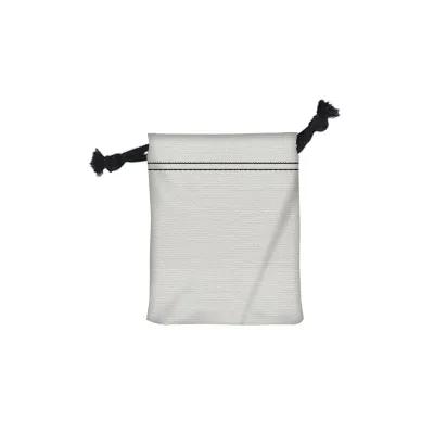 Canvas Drawstring Bag with Cotton Material - 5 x 6 in - promotional product with custom logo