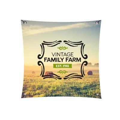 Custom Vinyl Banner with Grommets - 3 x 3 ft