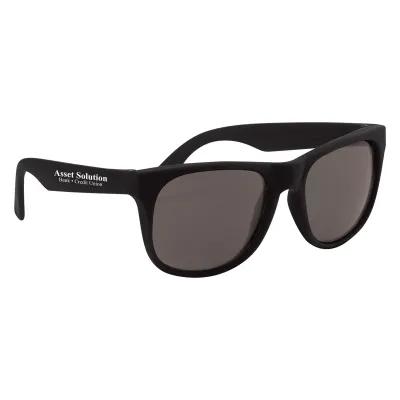 Recycled Rubberized Sunglasses with UV400 Protection