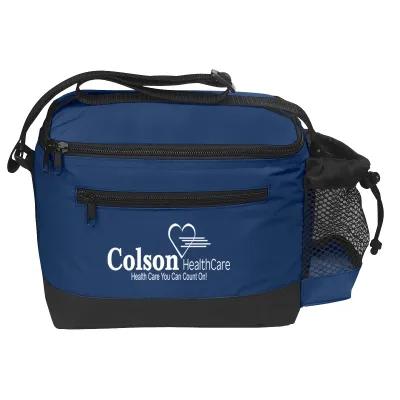 Insulated Cooler Bag with Mesh Pocket - 6 Can