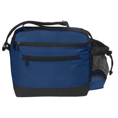 Insulated Cooler Bag with Mesh Pocket - 6 Can - product view 2