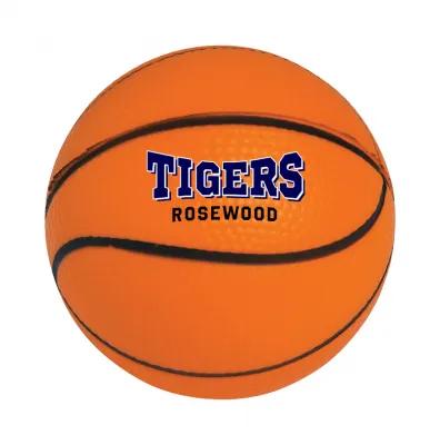 Custom Stress Ball Basketball Shape Polyurethane - 3 7/8 in - product view 1