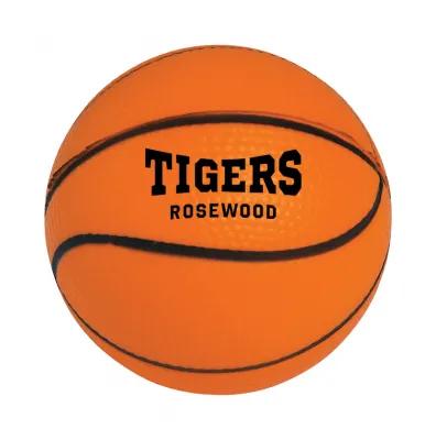 Custom Stress Ball Basketball Shape Polyurethane - 3 7/8 in - product view 3