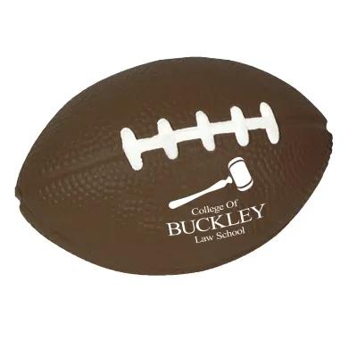 Custom Stress Ball Football Shape Polyurethane - 3.5 x 2 in - product view 3