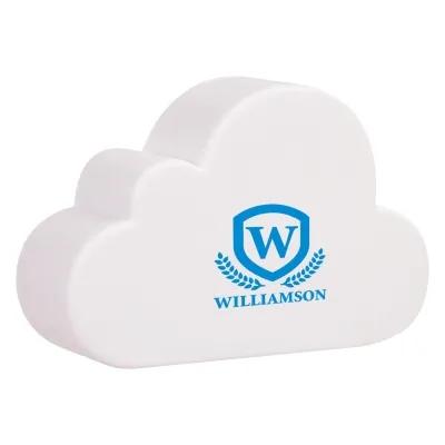Custom Stress Ball Cloud Shape Polyurethane - 3 1/8 x 2 in - product view 3