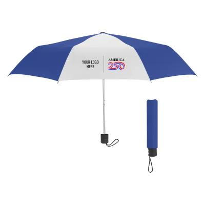 America250 Umbrella Telescopic Budget Polyester - 42 in Arc