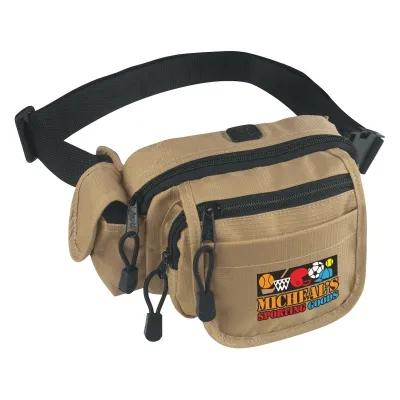 Fanny Pack All-In-One Nylon Ripstop Multi-Pocket - 8 x 5 in - product view 3