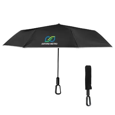 Umbrella Reflective with Carabiner Handle - 46 in Arc - product view 3