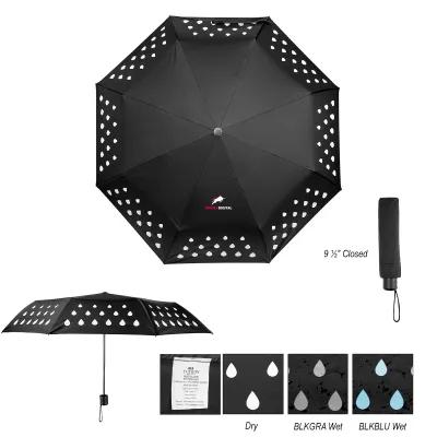 Umbrella Color Changing RPET Telescopic - 42 in Arc