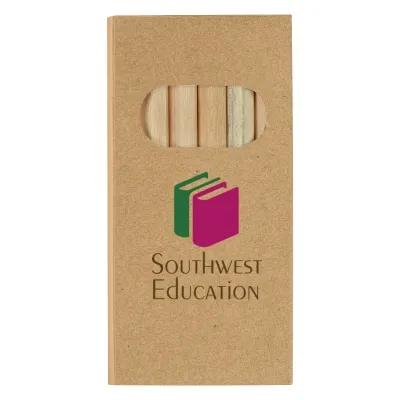 Colored Pencil Set 6-Piece with Storage Case - 3.5 x 1.75 in