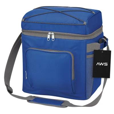 Cooler Bag Tall Boy Polyester with PEVA Lining - 12 x 11 x 9 in