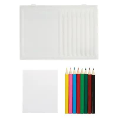 Colored Pencil Art Set with Notepad in Case - 8 Piece - product view 5