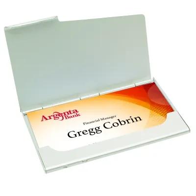 Business Card Holder Aluminum Case - 3.75 x 2.5 in - product view 2