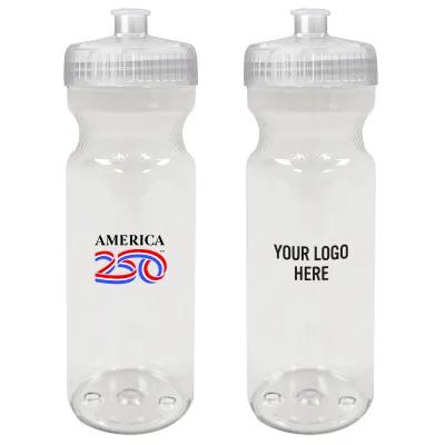 Water Bottle America250 PET Push Pull Lid - 28 oz