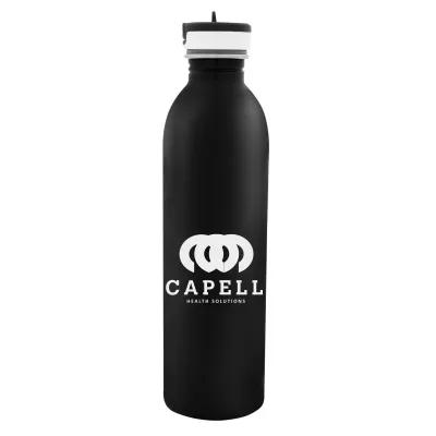 Water Bottle Stainless Steel Newcastle Single Wall - 24 oz