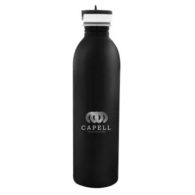 Water Bottle Stainless Steel Newcastle Single Wall - 24 oz - product view 2