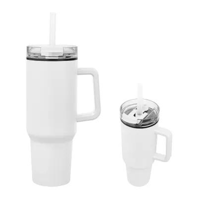 Insulated Tumbler Recycled Stainless Steel with Handle - 40 oz - product view 13