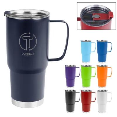 Insulated Tumbler Stainless Steel with Handle - 30 oz