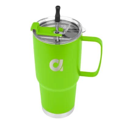 Insulated Tumbler Stainless Steel with Handle - 30 oz - product view 3