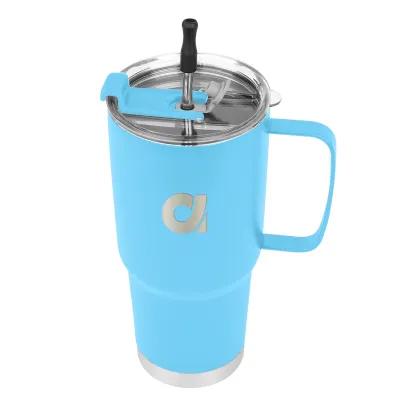 Insulated Tumbler Stainless Steel with Handle - 30 oz - product view 6