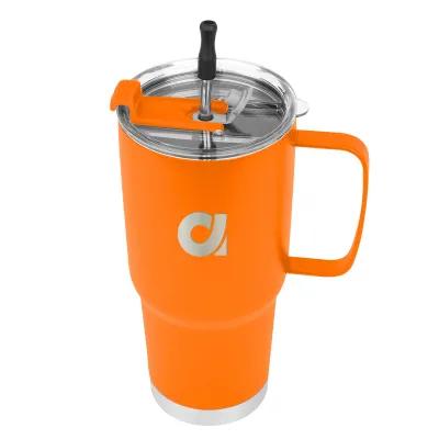 Insulated Tumbler Stainless Steel with Handle - 30 oz - product view 8
