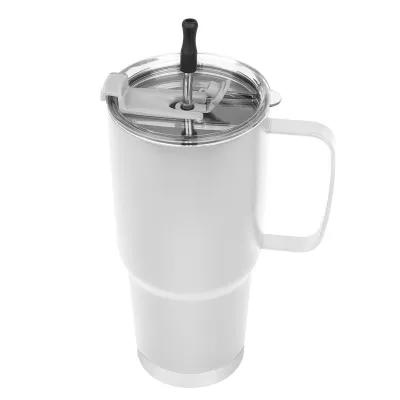Insulated Tumbler Stainless Steel with Handle - 30 oz - product view 12