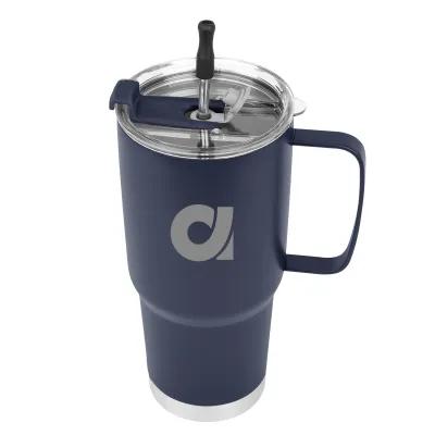 Insulated Tumbler Stainless Steel with Handle - 30 oz - product view 18