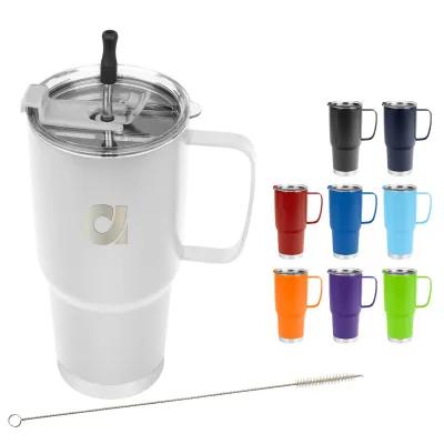 Insulated Tumbler Stainless Steel with Straw Kit - 30 oz